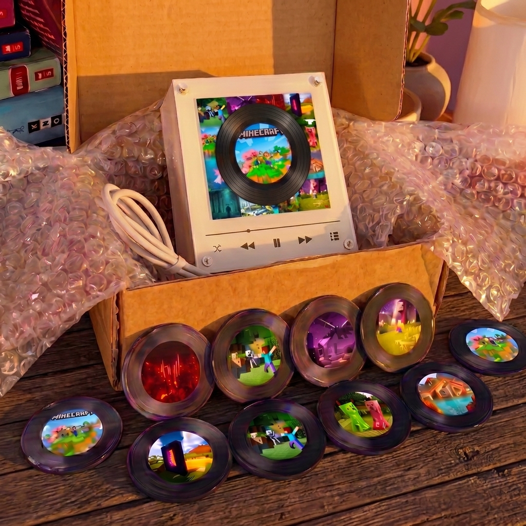 Vinyl Vibe™ MC - Customizable Magnetic Music Box