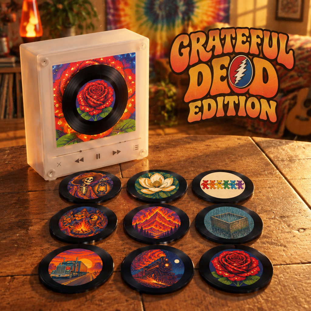 Vinyl Vibe GD Edition music box with nine discs