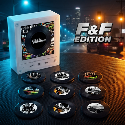 Vinyl Vibe™ F&F Edition - Customizable Magnetic Music Box