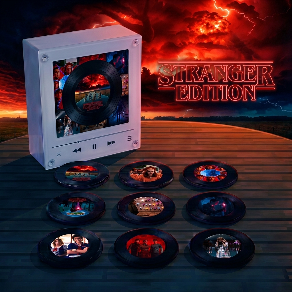 Vinyl Vibe™ ST Edition - Customizable Magnetic Music Box