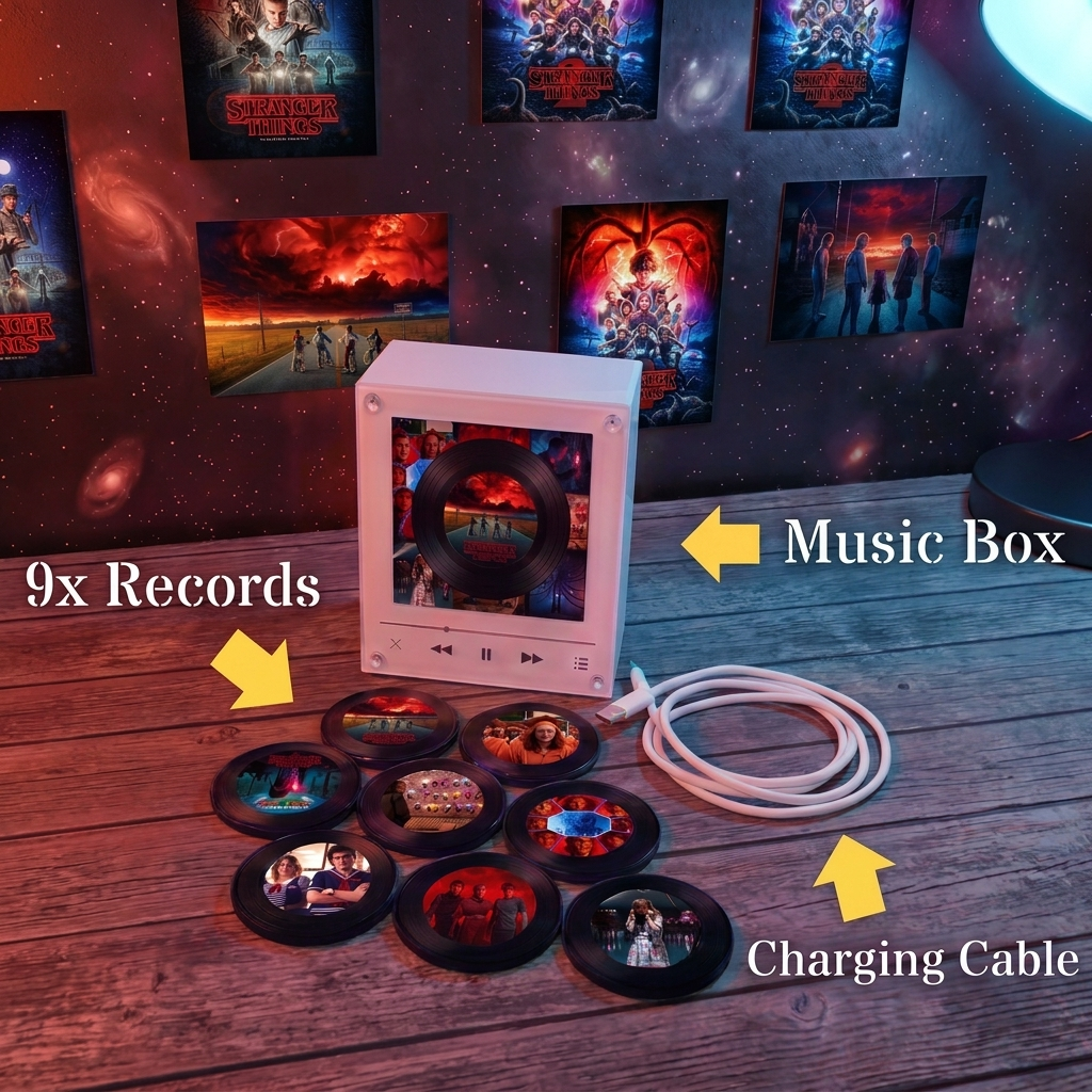 Vinyl Vibe™ ST Edition - Customizable Magnetic Music Box