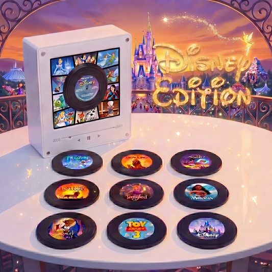 Vinyl Vibe™ Disney Inspired - Customizable Magnetic Music Box