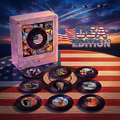 Vinyl Vibe™ ™ USA - Customizable Magnetic Music Box