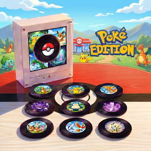 Vinyl Vibe™ Poké - Customizable Magnetic Music Box
