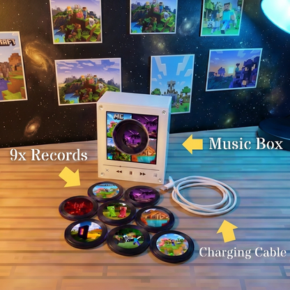 Vinyl Vibe™ MC - Customizable Magnetic Music Box