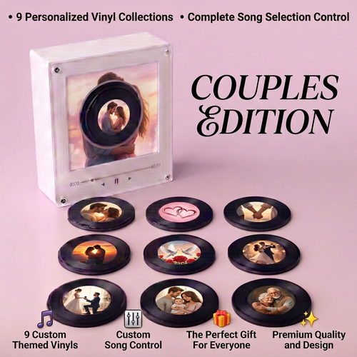 Vinyl Vibe™ Couples - Magnetic Music Box