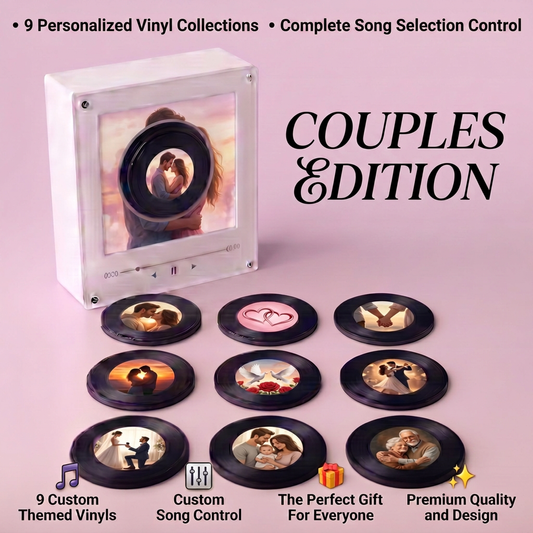 Vinyl Vibe™ Couples - Magnetic Music Box