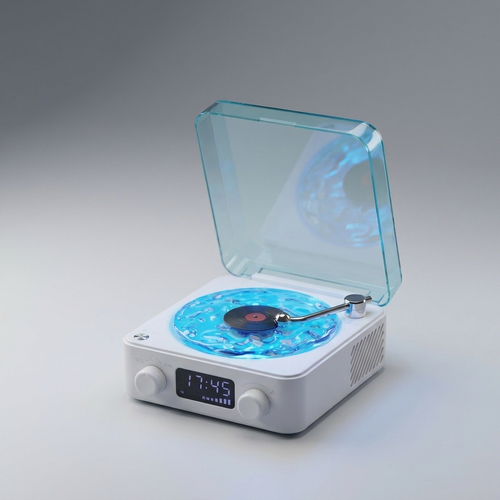 Vinyl Vibe™ - Bluetooth Record Glowing Music Player