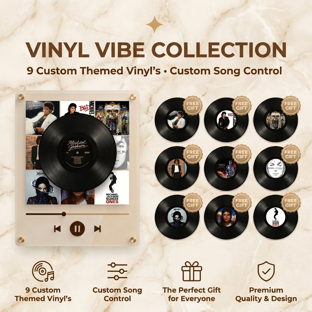 Vinyl Vibe™ Guys - Magnetic Music Box