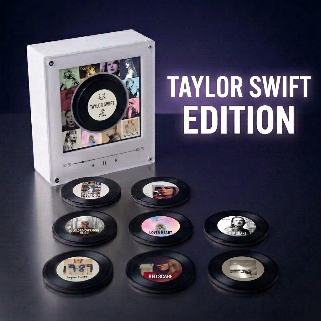 Vinyl Vibe™ Girls - Magnetic Music Box